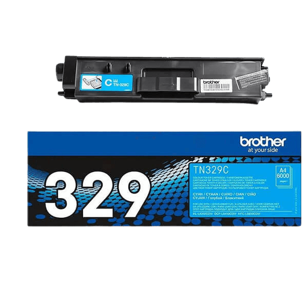 Brother TN329C cyan XXL toner - 6000 sidor - Original