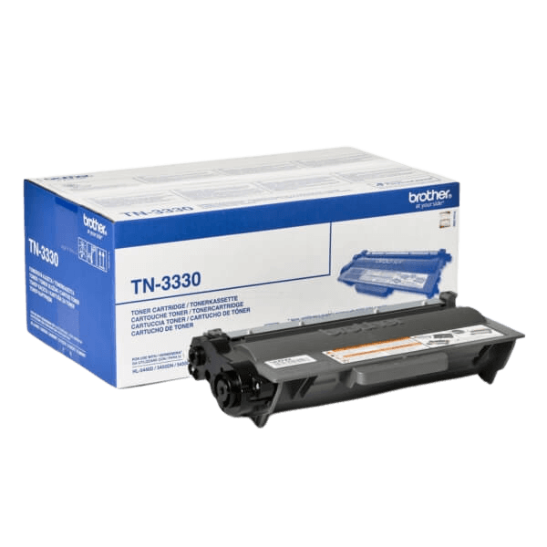 Brother TN3330 svart toner - 3000 sidor - Original