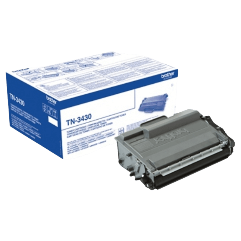 Brother TN3430 svart toner - 3000 sidor - Original