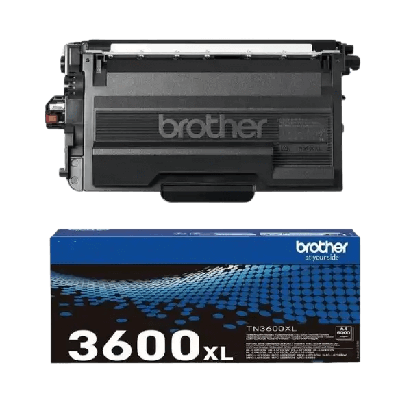 Brother TN3600 svart toner - 3000 sidor - Original