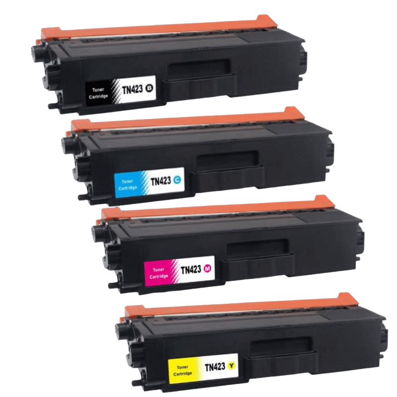 4 st. XL Brother TN423 toner rabattpaket - Kompatibel