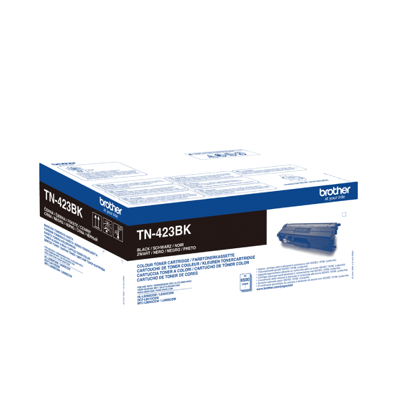 Brother TN423BK svart XL toner - 6500 sidor - Original