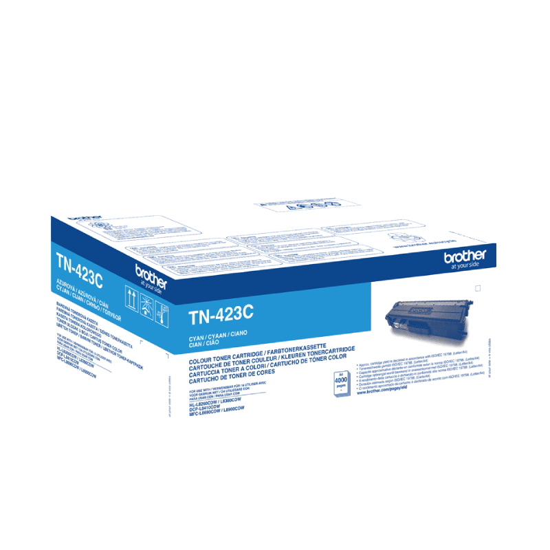 Brother TN423C cyan XL toner - 4000 sidor - Original