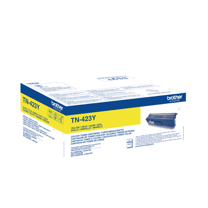 Brother TN423Y gul XL toner - 4000 sidor - Original