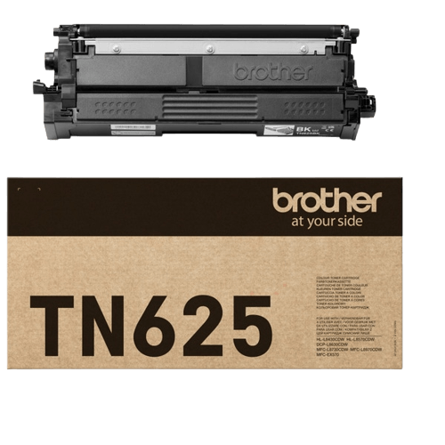 Brother TN625BK svart toner - 3000 sidor - Original