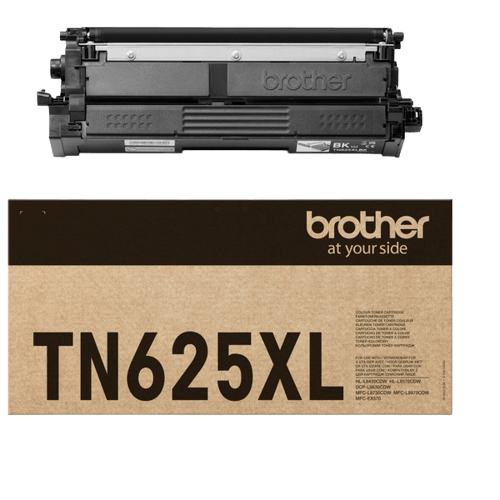 Brother TN625XLBK svart toner - 5500 sidor - Original