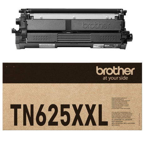 Brother TN625XXLBK svart XXL toner - 7500 sidor - Original