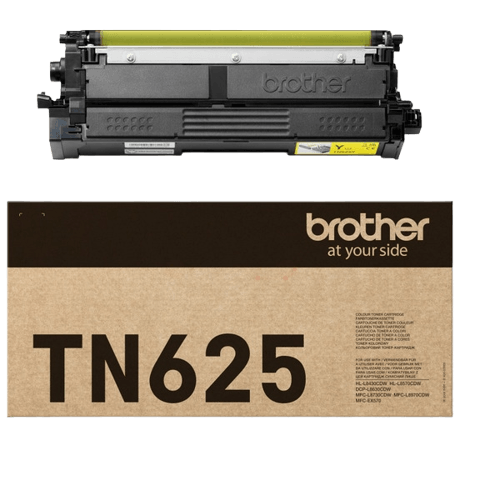 Brother TN625Y gul toner - 1800 sidor - Original