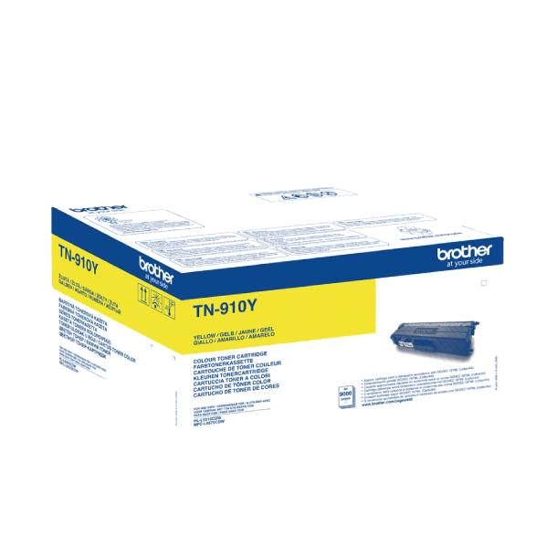 Brother TN910Y gul toner - 9000 sidor - Original