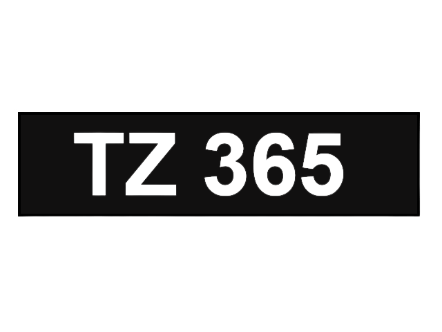 Brother TZe-365 Vit text / Svart tejp 36 mm x 8 m - Kompatibel