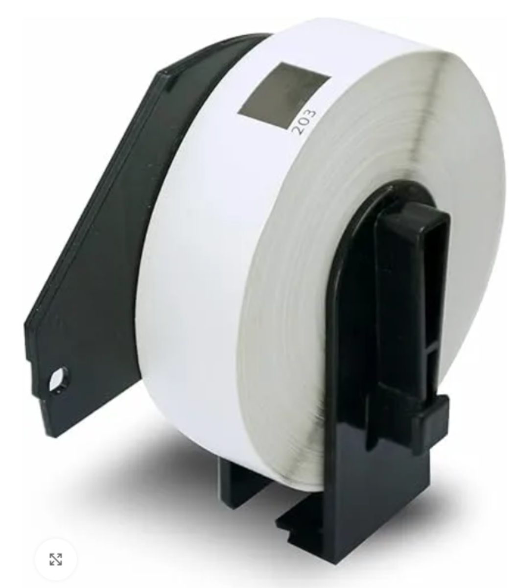 Brother DK11203 Vit 17 x 87 mm, 300 st. adressetikett - Kompatibel