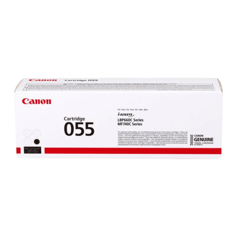 3016C002 Canon 055 svart toner - 2300 sidor - Original