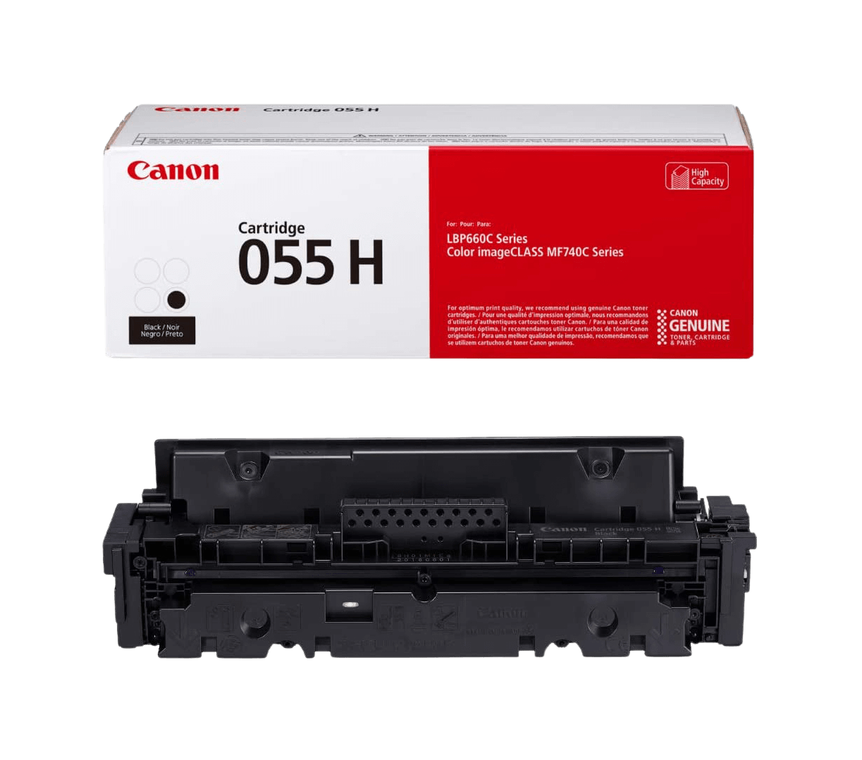 3020C002 Canon 055H svart XL toner - 7600 sidor - Original