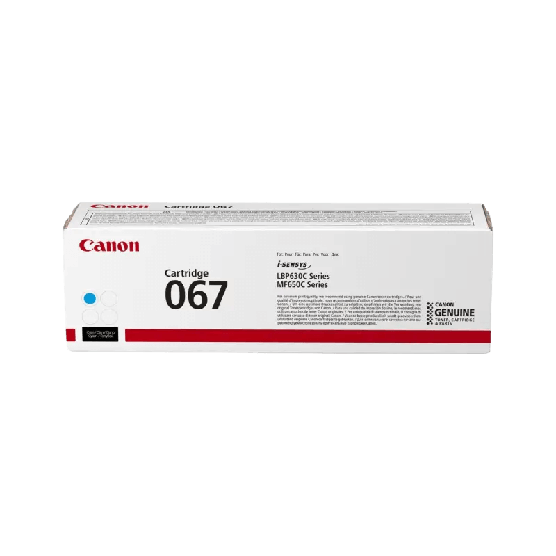 5101C002 Canon 067 cyan toner - 1250 sidor - Original