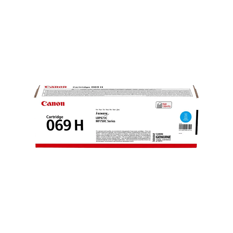 5097C002 Canon 069H cyan XL toner - 5500 sidor - Original