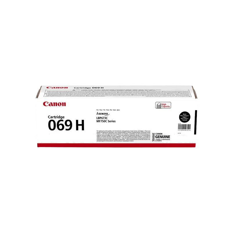 5098C002 Canon 069H svart XL toner - 7600 sidor - Original