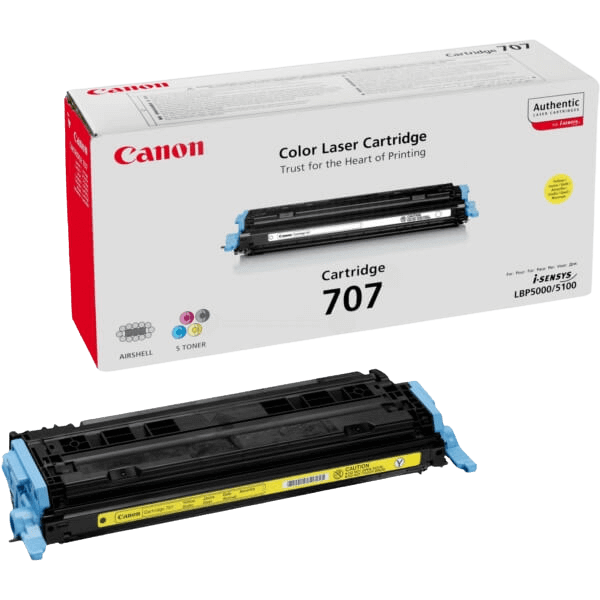 9421A004 Canon 707 gul toner - 2000 sidor - Original