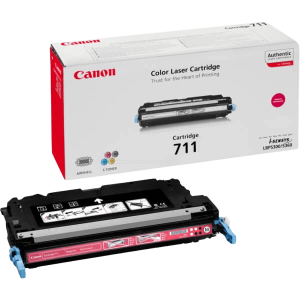 1658B002 Canon 711M magenta toner - 6000 sidor - Original