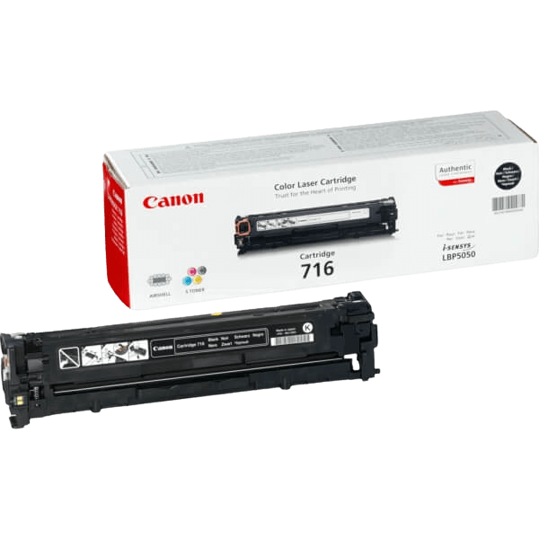 1980B002 Canon 716BK svart toner - 2300 sidor - Original