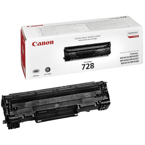 3500B002 Canon 728 svart toner - 2100 sidor - Original