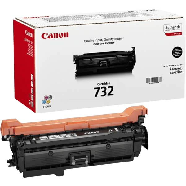 6263B002 Canon 732 svart toner - 6100 sidor - Original