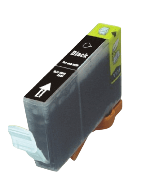 4705A002 Canon BCI-6BK svart Skrivarpatron - 15 ml. - Kompatibel