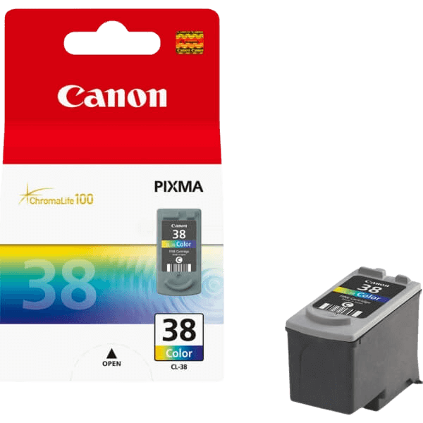 2146B001 Canon CL-38 3 färger i en XL Skrivarpatron - 205 sidor - Original