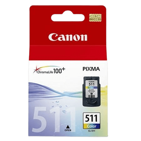 2972B001 Canon CL-511 3 färger i en Skrivarpatron - 9 ml. - Original