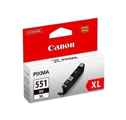 6443B001 Canon CLI-551XLBK svart Skrivarpatron - 11 ml. - Original