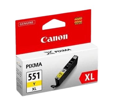 6446B001 Canon CLI-551XLY gul Skrivarpatron - 11 ml. - Original