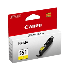 6511B001 Canon CLI-551Y gul Skrivarpatron - 7 ml. - Original