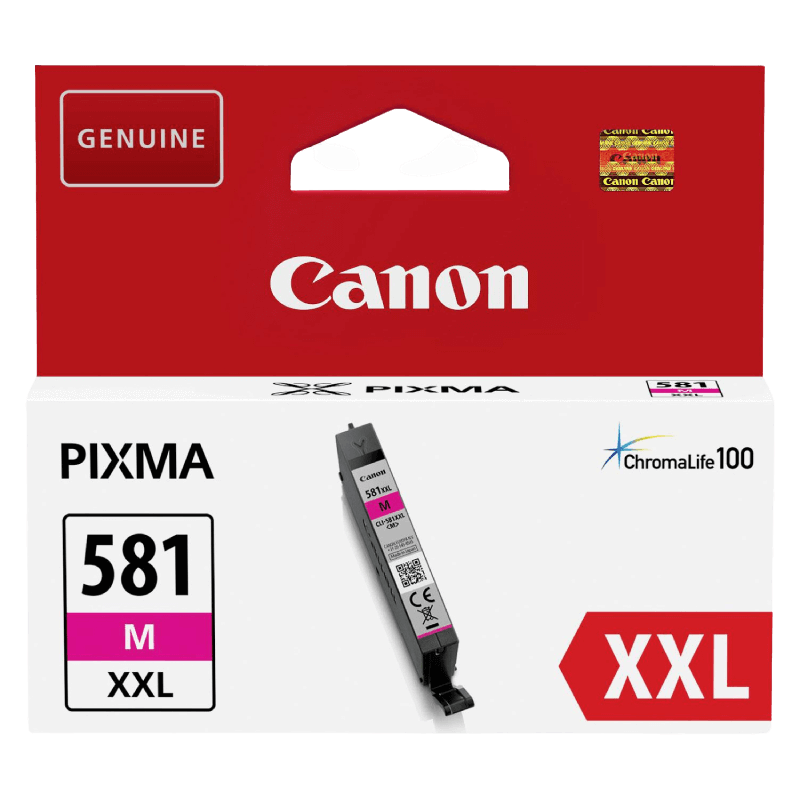 1996C001 Canon CLI-581M magenta XXL Skrivarpatron - 11 ml. - Original