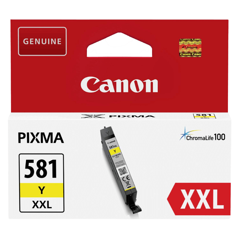 1997C001 Canon CLI-581Y gul XXL Skrivarpatron - 11 ml. - Original