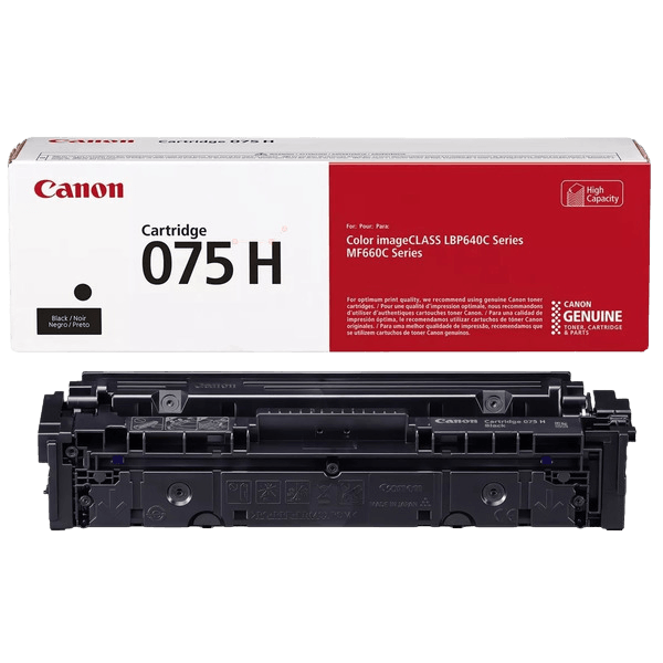 6369C002 Canon CRG 075HBK svart XL toner - 3500 sidor - Original