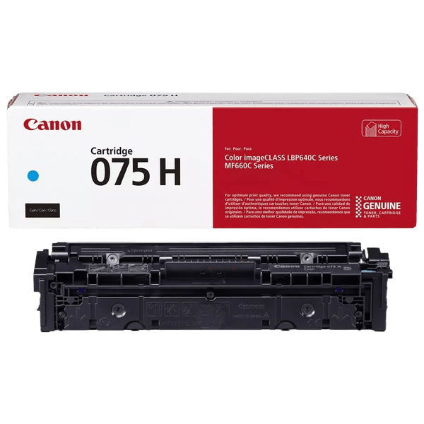 6368C002 Canon CRG 075HC cyan XL toner - 2500 sidor - Original