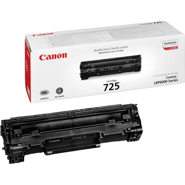 3484B002 Canon CRG 725 svart toner - 1600 sidor - Original