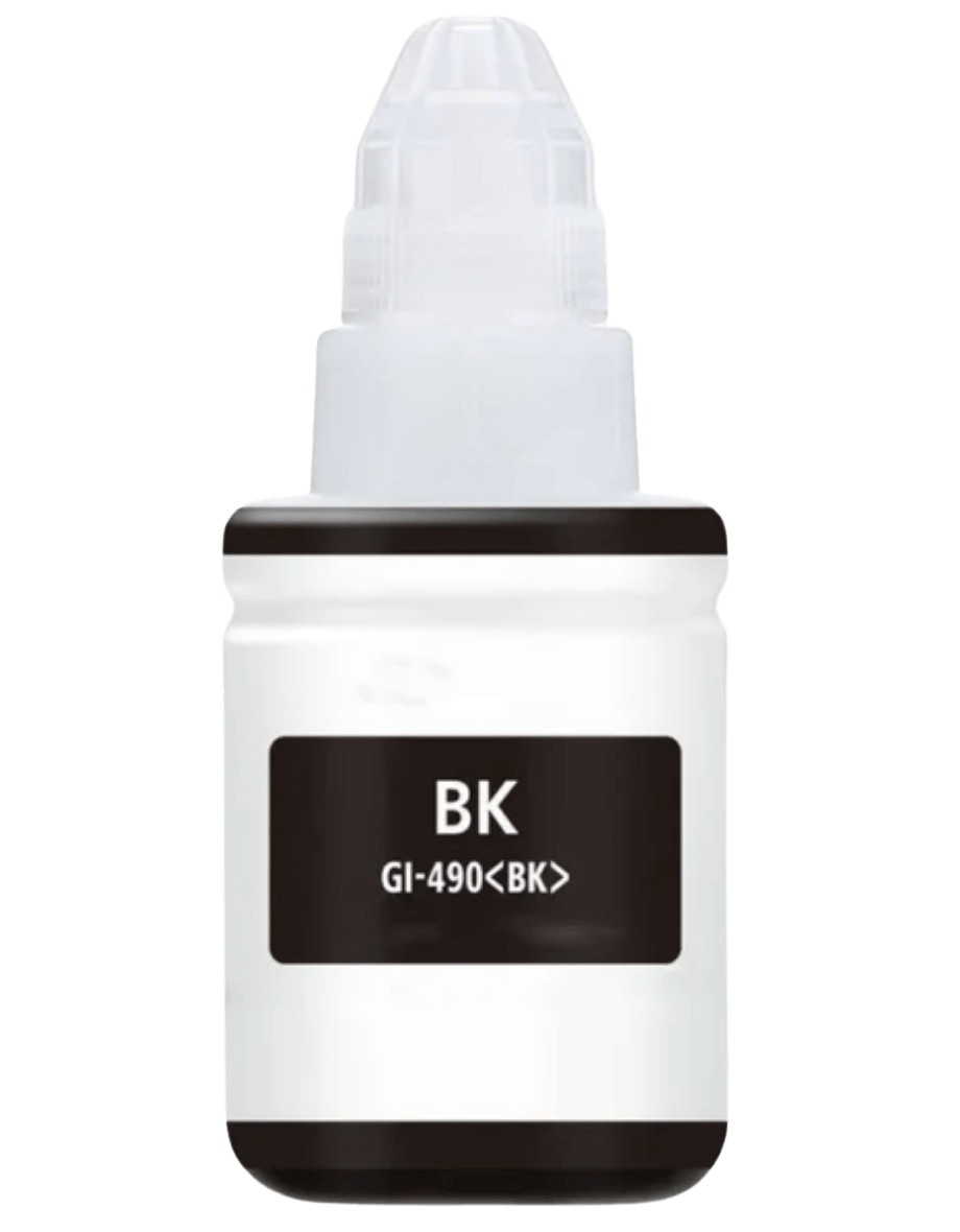 0663C001 Canon GI-490BK svart bläck refill - 100 ml. - Kompatibel