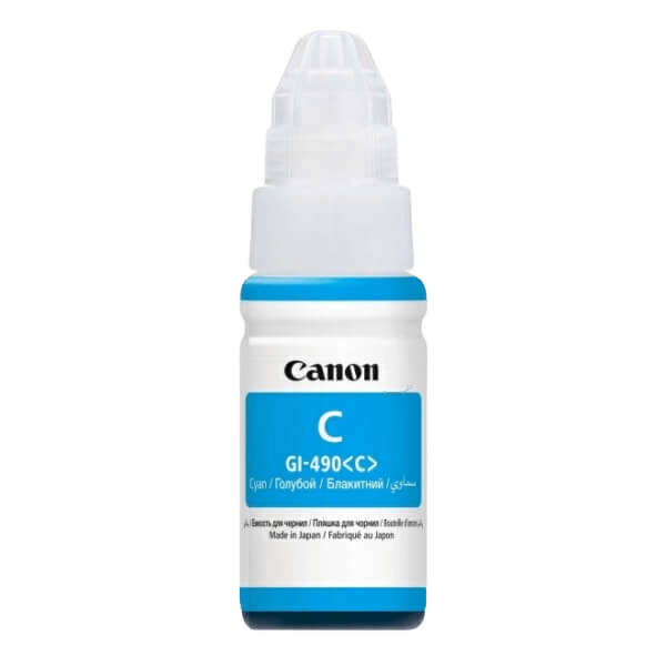 0664C001 Canon GI-490C cyan bläck refill - 70 ml. - Original