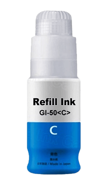 3403C001 Canon GI-50 C cyan bläck refill - 70 ml. - Kompatibel
