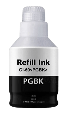 3386C001 Canon GI-50 PGBK pigment svart bläck refill - 170 ml. - Kompatibel