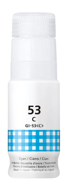 4673C001 Canon GI-53C cyan bläck refill - 60 ml. - Kompatibel