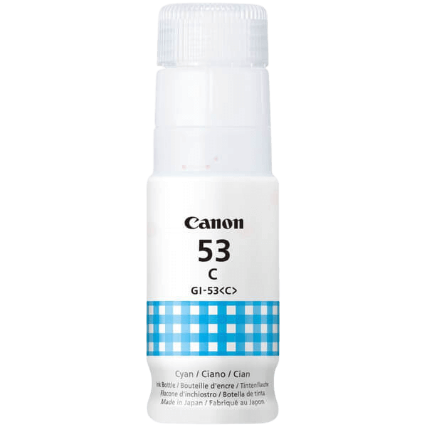 4673C001 Canon GI-53C cyan bläck refill - 60 ml. - Original