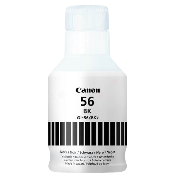4412C001 Canon GI-56BK svart bläck refill - 6000 sidor - Original