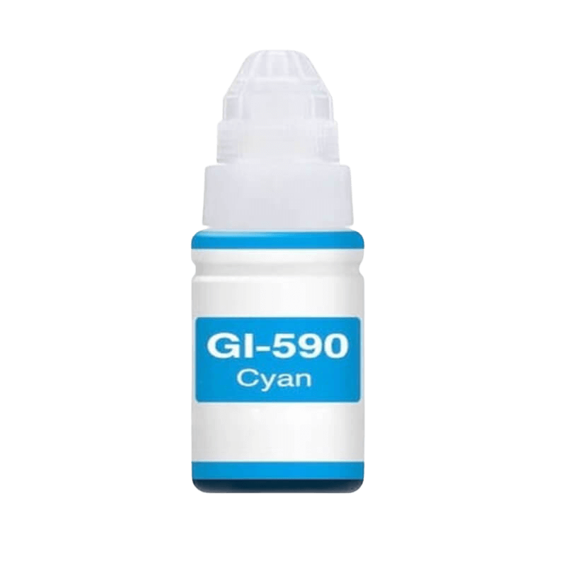 1604C001 Canon GI-590C cyan bläck refill - 70 ml. - Kompatibel