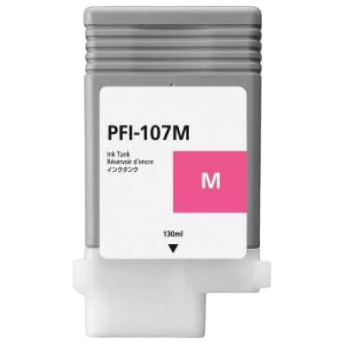 6707B001 Canon PFI-107M magenta Skrivarpatron - 130 ml. - Kompatibel
