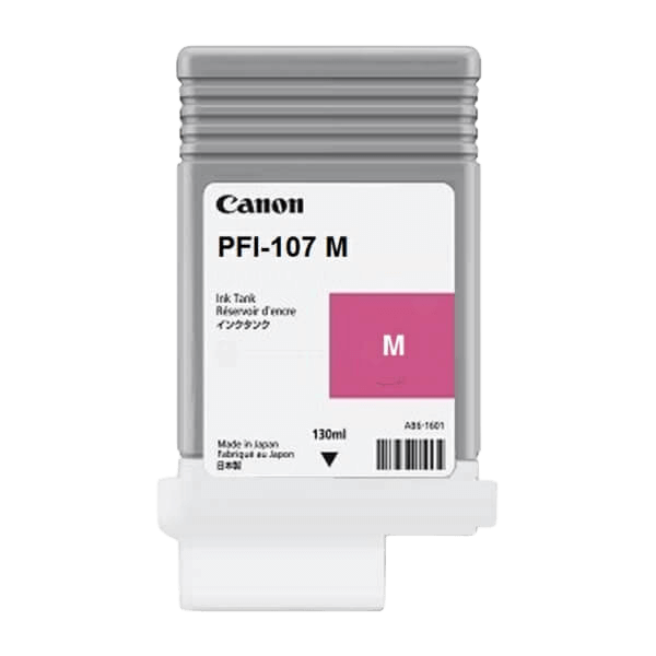 6707B001 Canon PFI-107M magenta Skrivarpatron - 130 ml. - Original