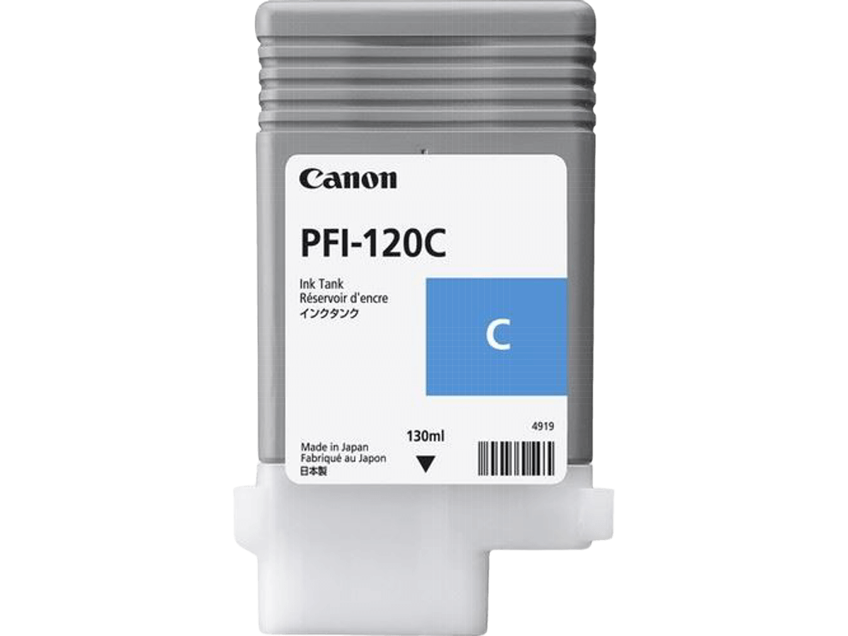 2886C001 Canon PFI-120C cyan Skrivarpatron - 130 ml. - Original