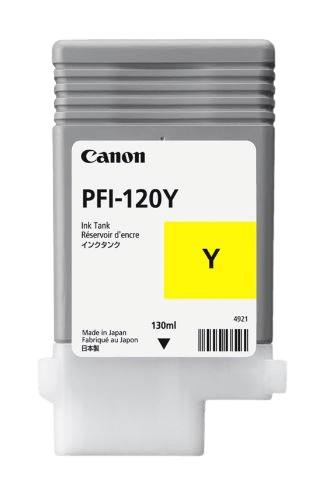 2888C001 Canon PFI-120Y gul Skrivarpatron - 130 ml. - Original