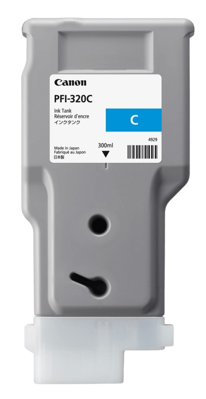 2891C001 Canon PFI-320C cyan XL Skrivarpatron - 300 ml. - Original
