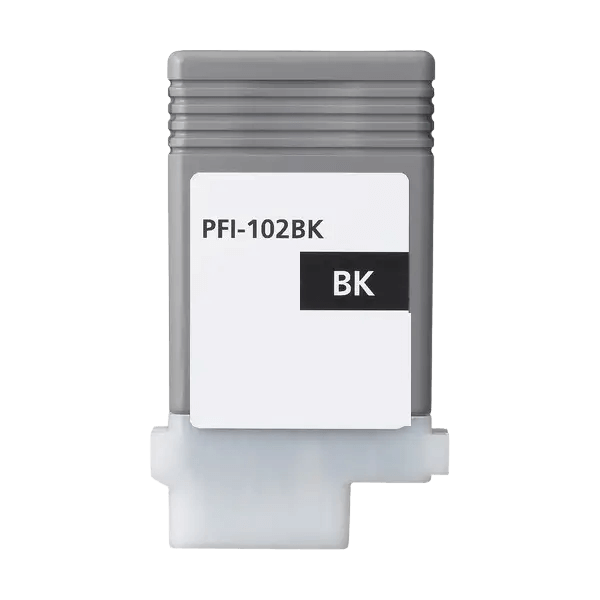 0895B001 Canon PFI102BK svart Skrivarpatron - 130 ml. - Kompatibel